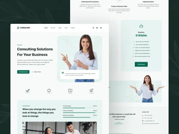 Wordpress: Site web vitrine basique